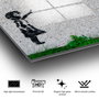 Wallity Cuadro Decorativo de Banksy 50 x 70 cm Multicolor